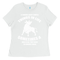 White Taurus Horoscope Ladies Tee - Bettercallsaul