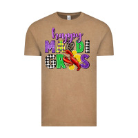 Vintage Coffee happy mardi gras Vintage Tee - CowGirlArtShop