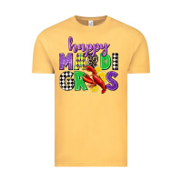 Vintage Mustard happy mardi gras Vintage Tee - CowGirlArtShop