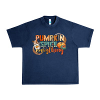 Navy pumpkin spice everything Urban Heavy Tee - CowGirlArtShop