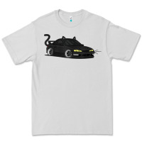 Dove Grey spooky halloween jdm s14 silvia 240sx black cat illustrated t shirt Premium Tee - trangStudio