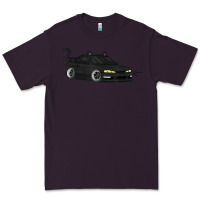 Plum spooky halloween jdm s14 silvia 240sx black cat illustrated t shirt Premium Tee - trangStudio