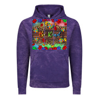 Cloud Purple Be kind Vintage Hoodie - CowGirlArtShop