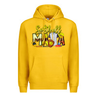 Lemon Softball Mama Premium Hoodie - CowhideDigitalArt