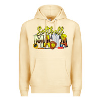 Pina Colada Softball Mama Premium Hoodie - CowhideDigitalArt