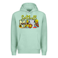 Seafoam Softball Mama Premium Hoodie - CowhideDigitalArt