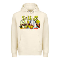 Tofu Softball Mama Premium Hoodie - CowhideDigitalArt