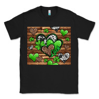 Black St. Patrick's Day hearts Classic Tee - Jasminsmagicworld