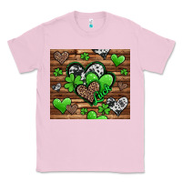 Bubblegum Pink St. Patrick's Day hearts Classic Tee - Jasminsmagicworld