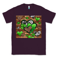 Plum St. Patrick's Day hearts Classic Tee - Jasminsmagicworld