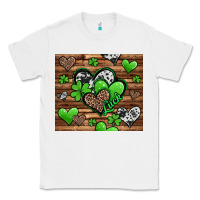 White St. Patrick's Day hearts Classic Tee - Jasminsmagicworld