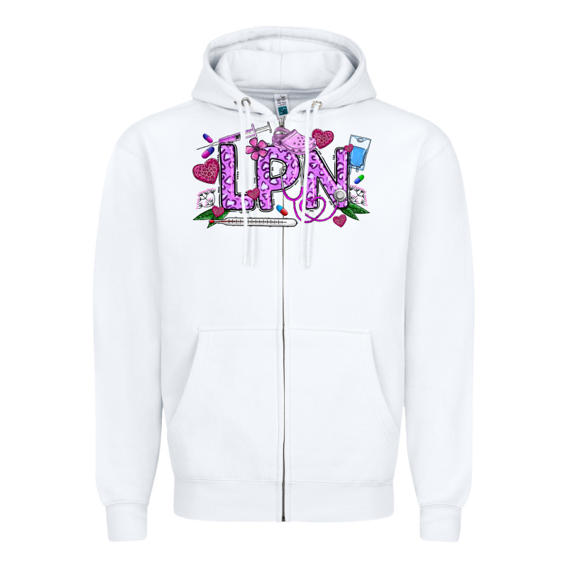 Valentine Lpn Zipper Hoodie by CowhideDigitalArt | Teevron