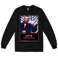 Black Lost in Translation Poster GIFT Long Sleeve Tee - trangStudio