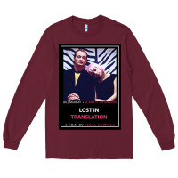Burgundy Lost in Translation Poster GIFT Long Sleeve Tee - trangStudio