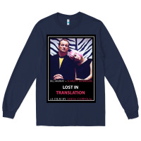 Navy Lost in Translation Poster GIFT Long Sleeve Tee - trangStudio