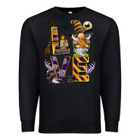 Black halloween love gnome Premium Sweatshirt - BarkalooDesign