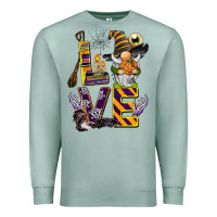 Seafoam halloween love gnome Premium Sweatshirt - BarkalooDesign