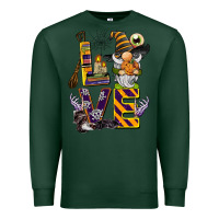 Sports Green halloween love gnome Premium Sweatshirt - BarkalooDesign