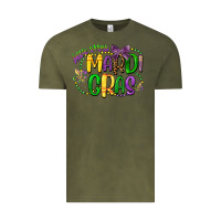 Vintage Olive little miss mardi gras Vintage Tee - CowGirlArtShop