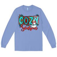 Colony Blue cozy season Long Sleeve Tee - OliviaCreatesArt