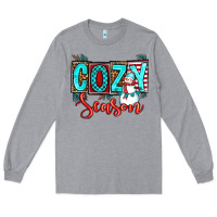 Heather Grey cozy season Long Sleeve Tee - OliviaCreatesArt