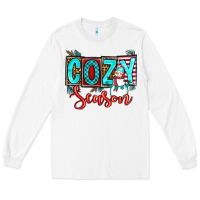 White cozy season Long Sleeve Tee - OliviaCreatesArt