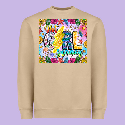 Hot Girl Summer Heavyweight Sweatshirt Designed By Cowhidedigitalart