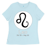 Baby Blue Leo Horoscope Ladies Tee - Bettercallsaul