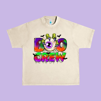 Boo Crew Urban Heavy Tee Designed By Cowgirlartshop