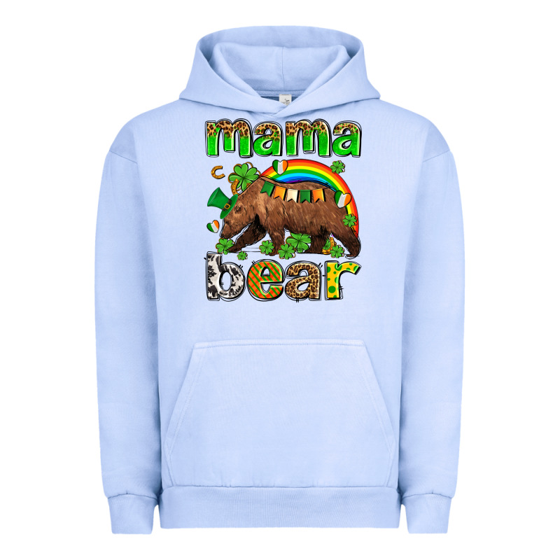 St Patricks Mama  Bear Urban Hoodie by AdoDesignShop | Teevron