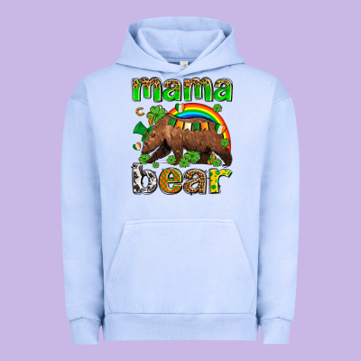 St Patricks Mama  Bear Urban Hoodie Designed By Adodesignshop