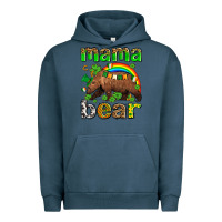 Pigment Midnight Navy st patricks mama  bear Urban Hoodie - AdoDesignShop