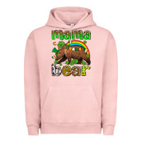 Pigment Salmon st patricks mama  bear Urban Hoodie - AdoDesignShop