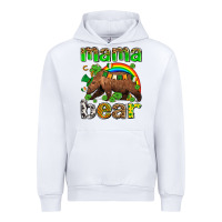 White st patricks mama  bear Urban Hoodie - AdoDesignShop