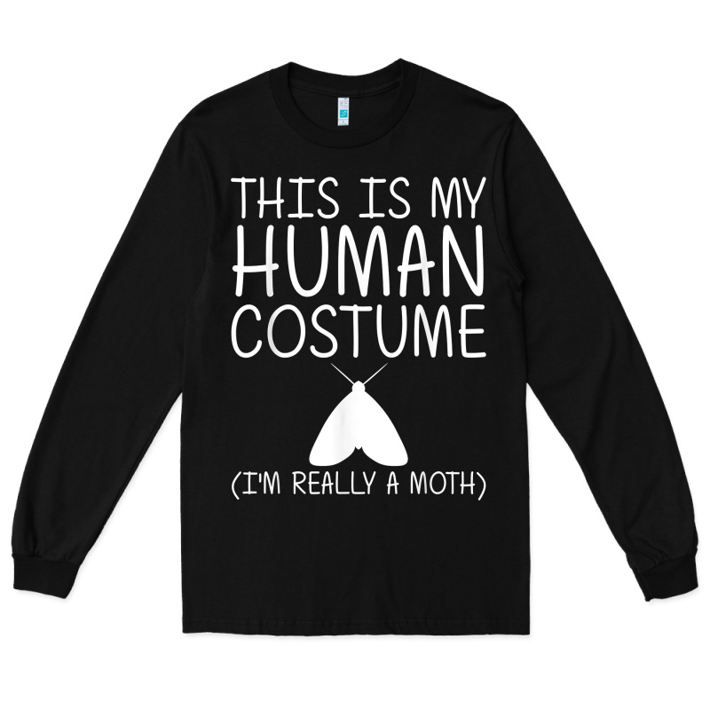 Moth Easy Halloween Human Costume Insect Owlet Diy Gift T Shirt Long Sleeve Tee by trangStudio | Teevron