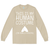 Mushroom moth easy halloween human costume insect owlet diy gift t shirt Long Sleeve Tee - trangStudio