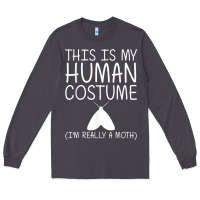 Smoke moth easy halloween human costume insect owlet diy gift t shirt Long Sleeve Tee - trangStudio