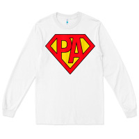 White physician assistant super hero pa costume halloween gifts t shirt Long Sleeve Tee - trangStudio