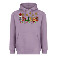 Lavender christmas believe Heavyweight Hoodie - BarkalooDesign