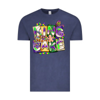 Vintage Denim king cake mardi gras Vintage Tee - CowGirlArtShop