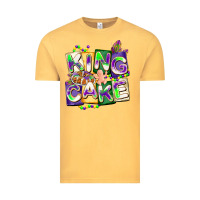 Vintage Mustard king cake mardi gras Vintage Tee - CowGirlArtShop