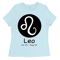 Baby Blue Leo Horoscope Ladies Tee - Bettercallsaul