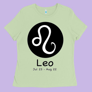 Leo Horoscope Ladies Tee Designed By Bettercallsaul