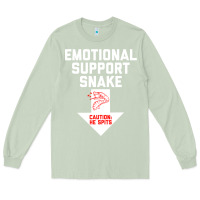 Matcha Mens Crude Humor Inappropriate Emotional Support Snake Halloween Long Sleeve Tee - trangStudio