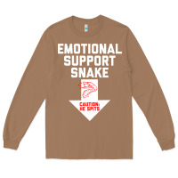 Toasted Coconut Mens Crude Humor Inappropriate Emotional Support Snake Halloween Long Sleeve Tee - trangStudio