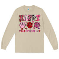 Mushroom happy valentine's day paws Long Sleeve Tee - OliviaCreatesArt