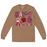 Toasted Coconut happy valentine's day paws Long Sleeve Tee - OliviaCreatesArt