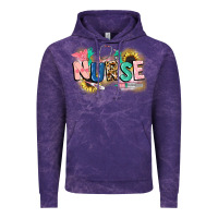Cloud Purple nurse Vintage Hoodie - CowGirlArtShop