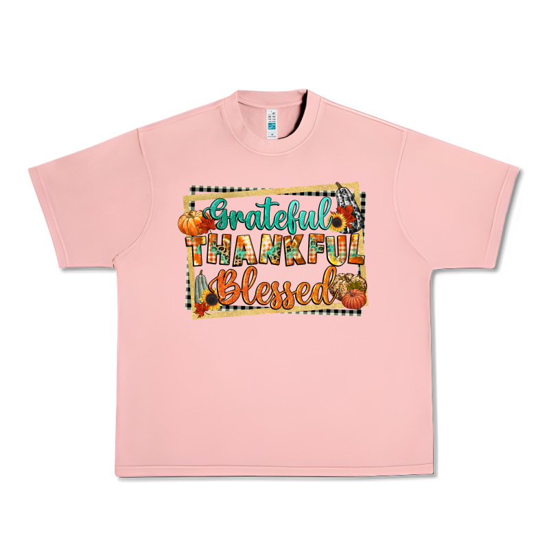 Thankful Grateful Blessed Urban Heavy Tee by CowGirlArtShop | Teevron