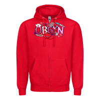 Red Valentine OBGYN Zipper Hoodie - CowhideDigitalArt